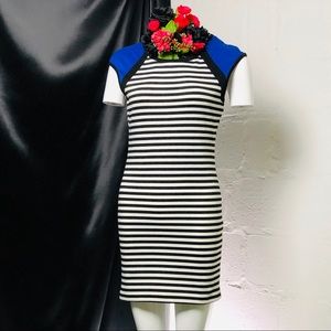 🏁💙 Black, White and Blue Action Day Dress 💙🏁